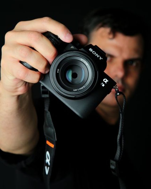 Photographe avec appareil photo